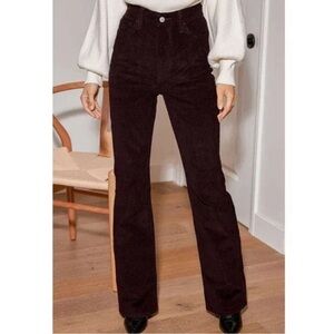 Levi’s Ribcage Bootcut Cord Jeans Malbec Burgundy Corduroy Pants